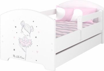 BabyBoo Dětská postel 140 x 70cm - Baletka - včetně šuplíku - obrázek 1