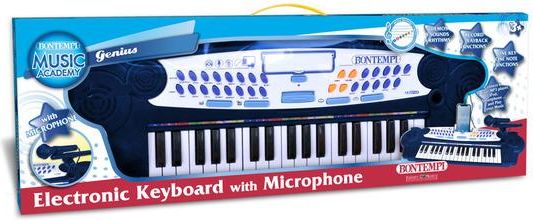 Elektronické klávesy s mikrofonem - obrázek 1