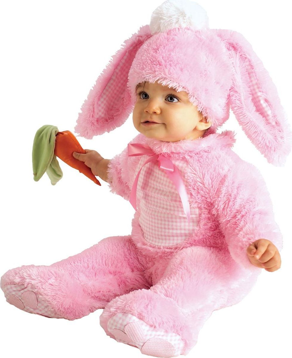 Rubie's Baby kostým Růžový králíček 6-12m - obrázek 1
