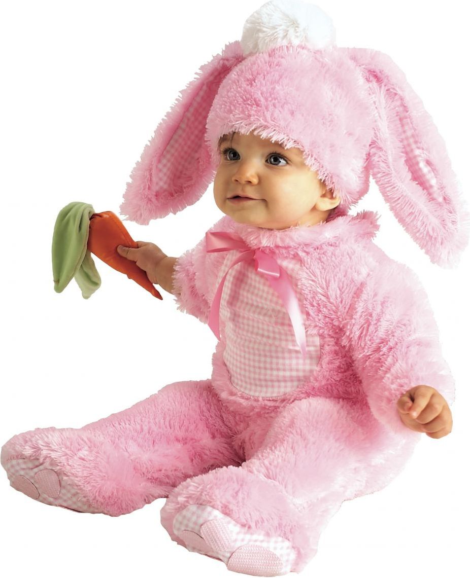 Rubie's Baby kostým Růžový králíček 12-18m - obrázek 1