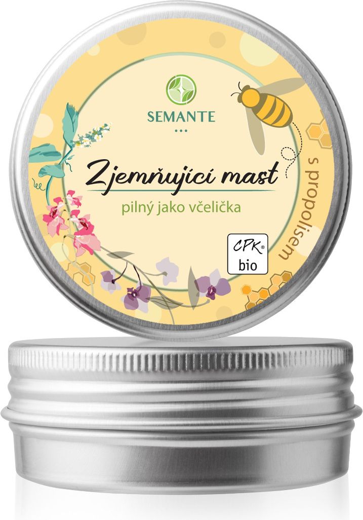 Semante by Naturalis Bio Zjemňující mast s propolisem "Pilný jako včelička" 50 ml - obrázek 1
