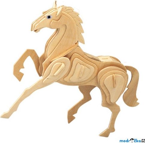 3D Puzzle přírodní - Kůň - obrázek 1