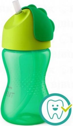 Kouzelný hrneček s ohebným brčkem Avent 300 ml zelený, Zelená - obrázek 1