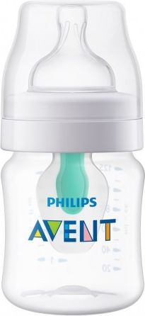 Kojenecká láhev Avent Anti-colic s ventilem AirFree 125 ml, Transparentní - obrázek 1