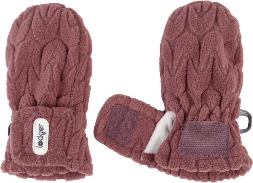 Rukavičky Lodger Mittens Empire Fleece Rosewood - obrázek 2