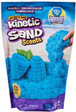 Spin Master Kinetic Sand Voňavý tekutý písek Razzle Berry - obrázek 1