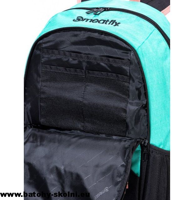 Studentský batoh Meatfly Basejumper 6 Heather Mint - Doprava Zdarma - obrázek 3