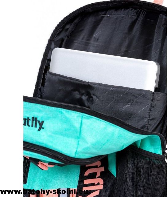 Studentský batoh Meatfly Basejumper 6 Heather Mint - Doprava Zdarma - obrázek 4