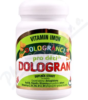 DOLOGRAN pro děti DOLOGRÁNCI Vitamin Imun tbl.60 - obrázek 1