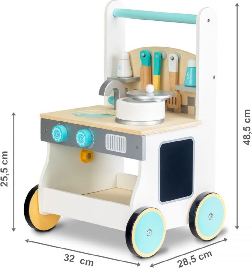 EcoToys kuchyňka 30615-0 bílá modrá - obrázek 4