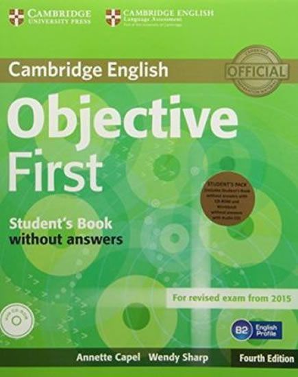 Capel Annette: Objective First Student´s Pack (Student´s Book without Answers with CD-ROM, Workbook - obrázek 1