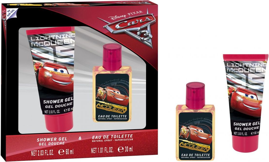 EP line Cars 3 Dětská EDT 30 ml + sprchový gel 60 ml dárková sada - obrázek 1