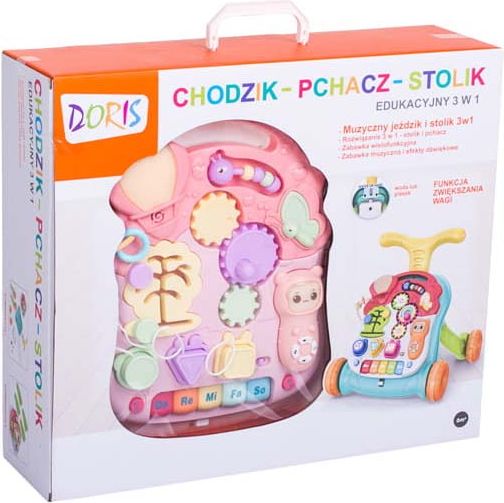 Interaktivní chodítko se zvuky 2v1 - modré - obrázek 5