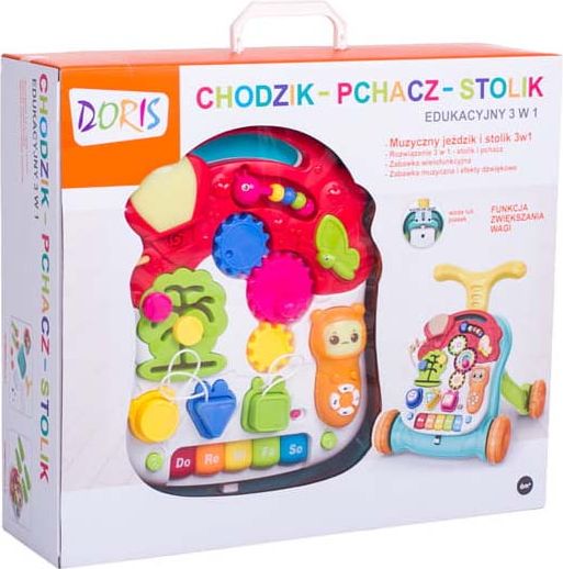 Interaktivní chodítko se zvuky 2v1 - modré - obrázek 10