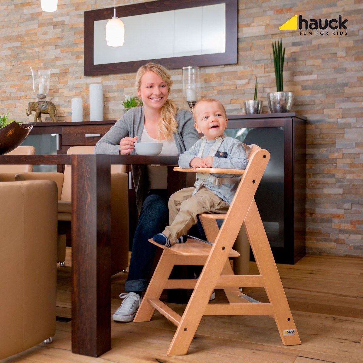 Rostoucí židle Hauck Alpha+ 2017 - natur - obrázek 2