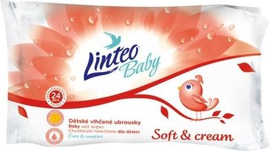 Vlhčené ubrousky LINTEO BABY Soft&,cream - obrázek 1