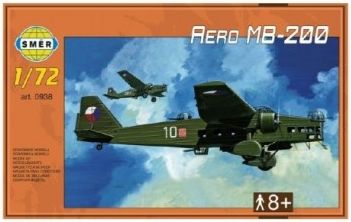 Model Aero MB-200 1:72 22,3x31,2cm v krabici 35x22x5cm - obrázek 1