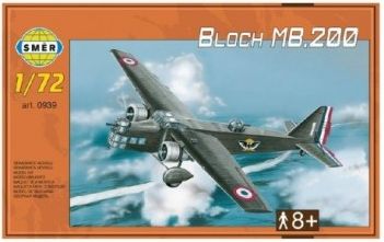 Model Bloch MB.200 31,2x22,3cm v krabici 35x22x5cm - obrázek 1