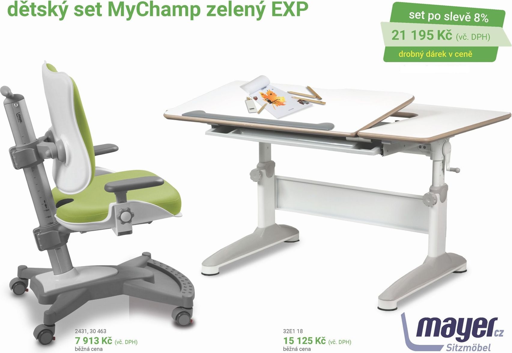 Mayer Dětský set zelený MyChamp - Expert - obrázek 1