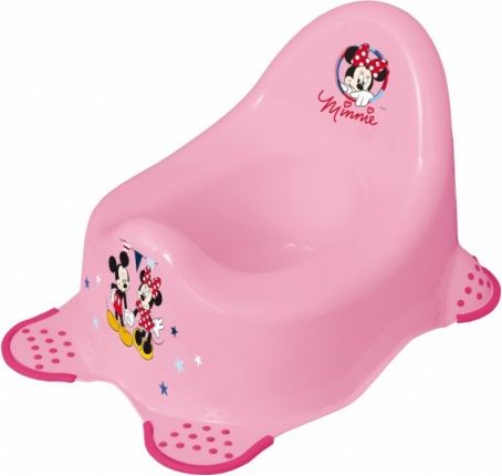 Nočník Minnie s protiskluzem - růžový - obrázek 1