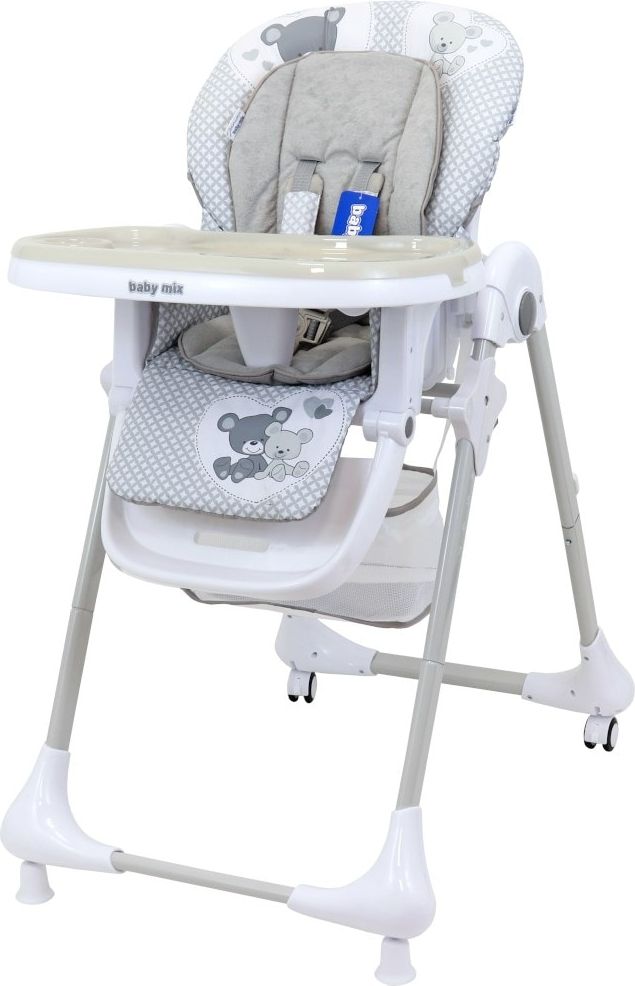 Jídelní židlička Baby Mix Infant grey - obrázek 1