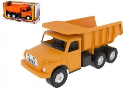 Auto Tatra 148 plast 30cm oranžová sklápěč v krabici - obrázek 1