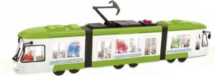 Tramvaj mluvící česky se zvukem a světlem zelená - obrázek 1