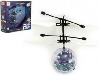 Vrtulníková koule plast 13x11cm s USB kabelem na nabíjení v krabičce - obrázek 1