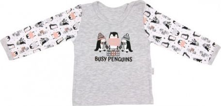 Bavlněné tričko Penguin - dlouhý rukáv , Velikost koj. oblečení 92 (18-24m) - obrázek 1