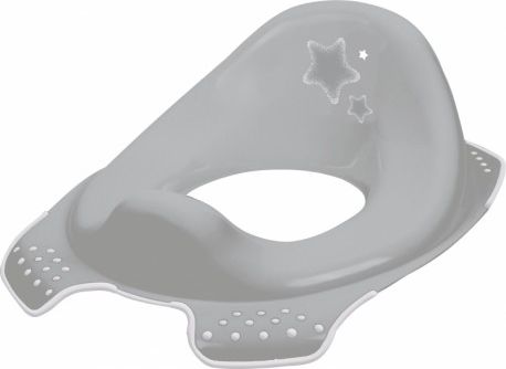 Adaptér - treningové sedátko na WC - Baby Star - šedé - obrázek 1