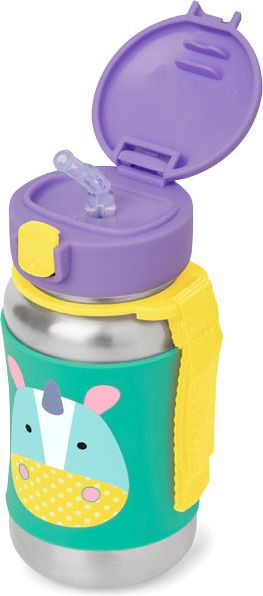 SKIP HOP Zoo Láhev na vodu (350 ml) - nerez, jednorožec - obrázek 2