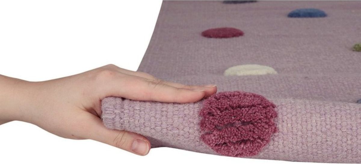 Koberec LIVONE Dots 24449-0 160x230 cm růžová - obrázek 2