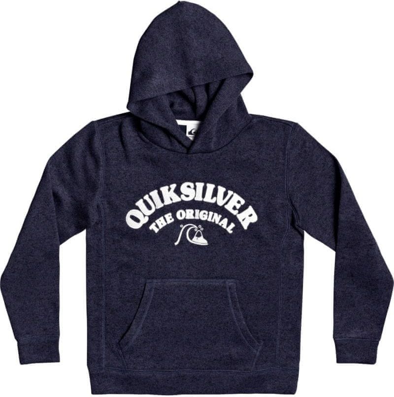 Quiksilver Chlapecká mikina Keller hood art youth B Otlr Byp0 XS modrá - obrázek 1