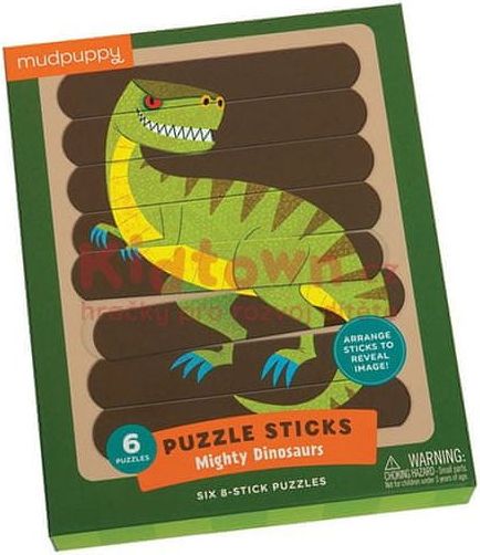 Mudpuppy Puzzle tyčinky - Ohromní dinosauři /Puzzle Sticks - Mighty Dinosaurs - obrázek 1