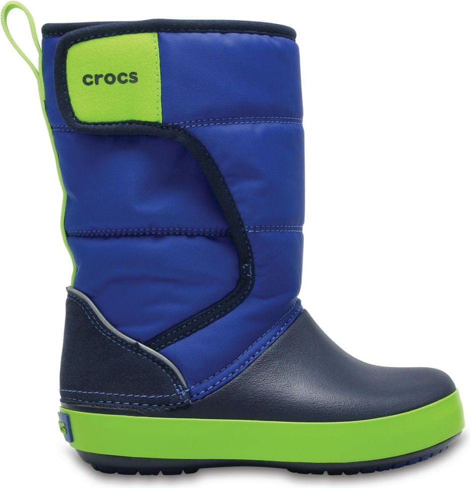 Crocs chlapecké sněhule Kids' LodgePoint Snow Boot 204660-4HD 23-24 modrá - obrázek 1