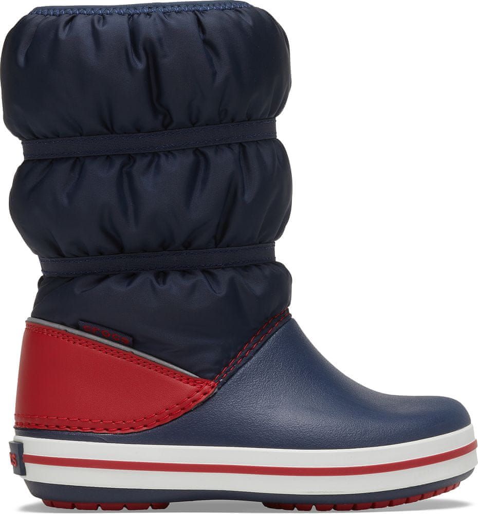 Crocs chlapecké sněhule Crocband Winter Boot K Navy/Red 206550-485 27-28 tmavě modrá - obrázek 1