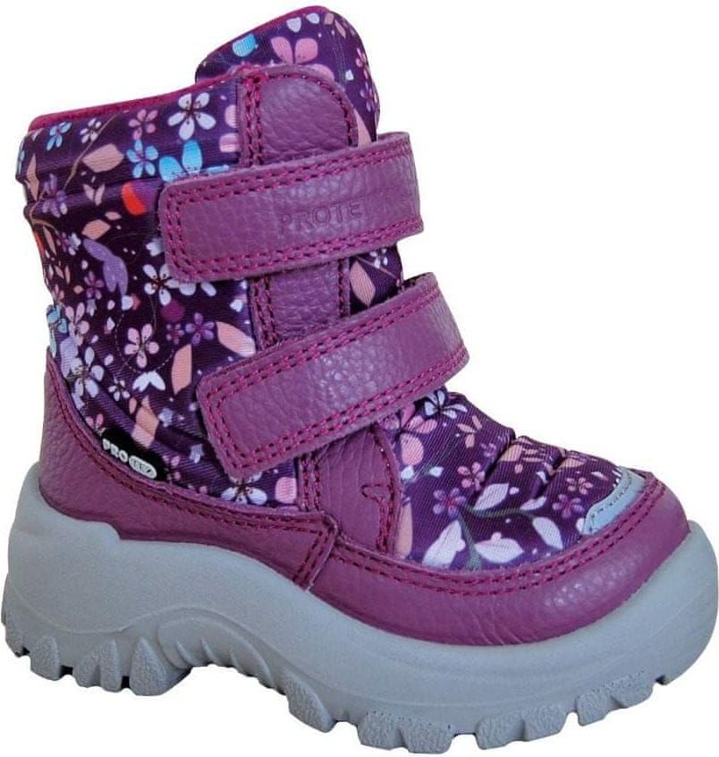 Protetika dívčí zimní obuv ROXANA 72052 20, fialová - obrázek 1