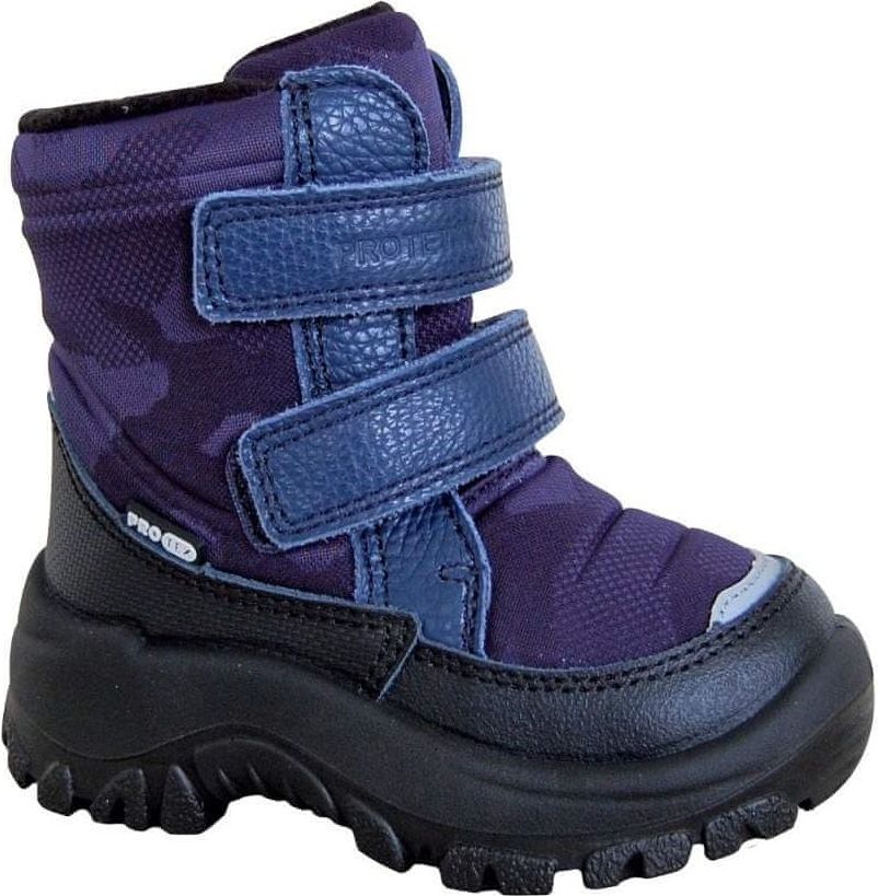 Protetika dívčí zimní obuv BROK 72052 20, tmavě fialová - obrázek 1