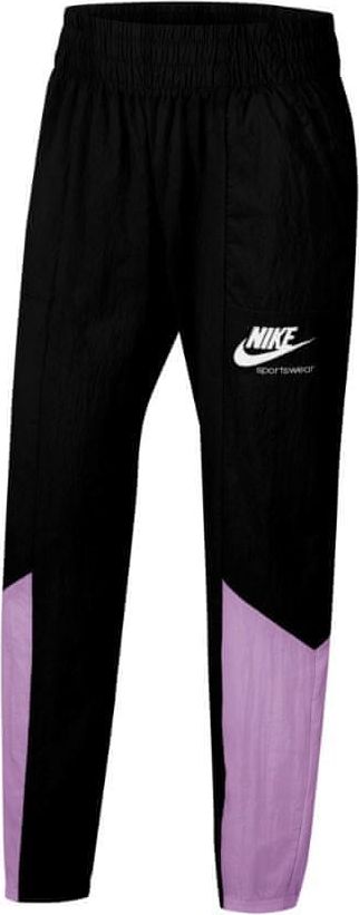 Nike dívčí kalhoty Sportswear Heritage XS černá - obrázek 1