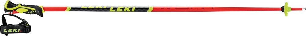 Leki WCR Lite SL 3D, fluorescent red-black-neonyellow, 100 cm - obrázek 1