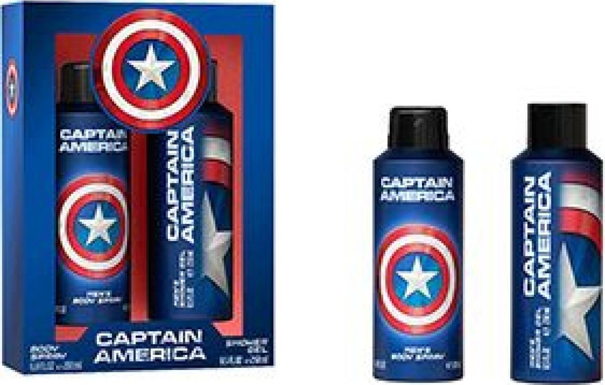 EP Line Captain America tělový sprej 200 ml a sprchový gel 250 ml - obrázek 1
