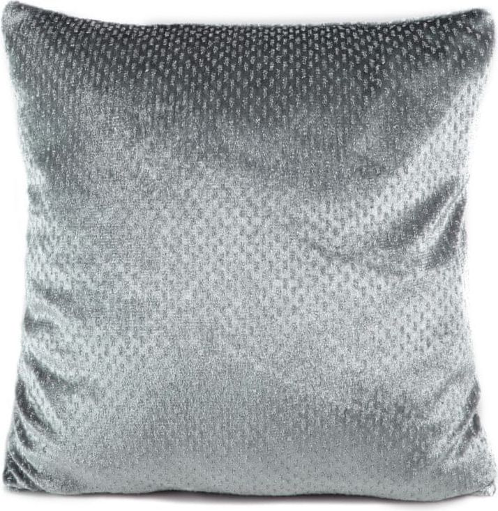 My Best Home Luxusní dekorační polštář TANYA 45x45 cm stříbrná - obrázek 1