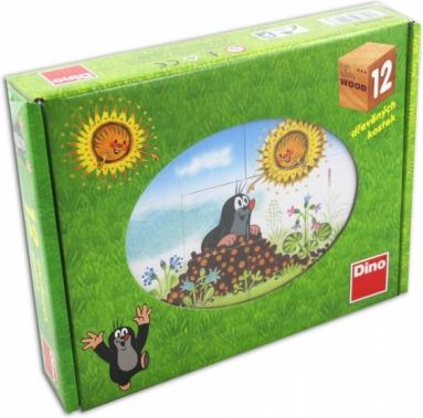 Kubus Krtek Krtkův rok, 12 kostek - obrázek 1