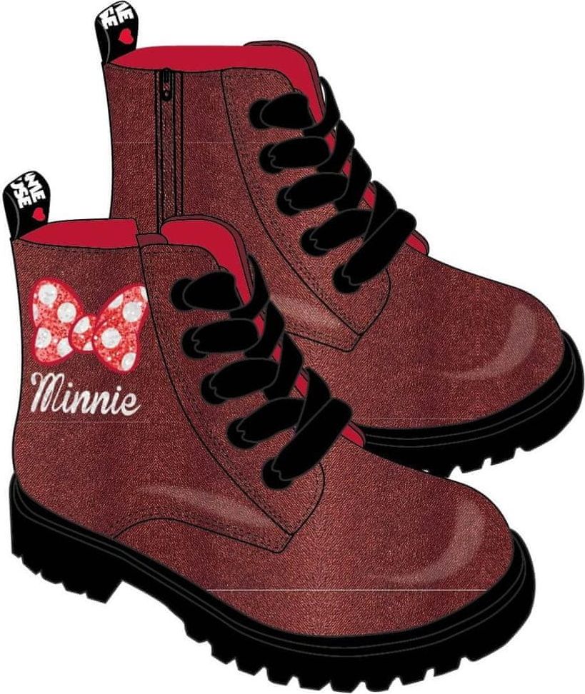 Disney dívčí zimní obuv Minnie 2300004520 26 červená - obrázek 1