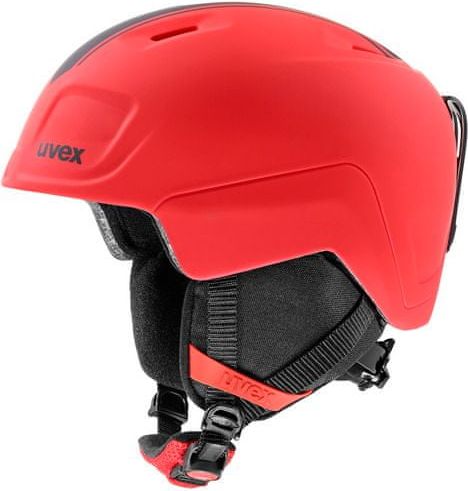 Uvex lyžařská helma Heyya Pro, race red mat 51-55 cm - obrázek 1