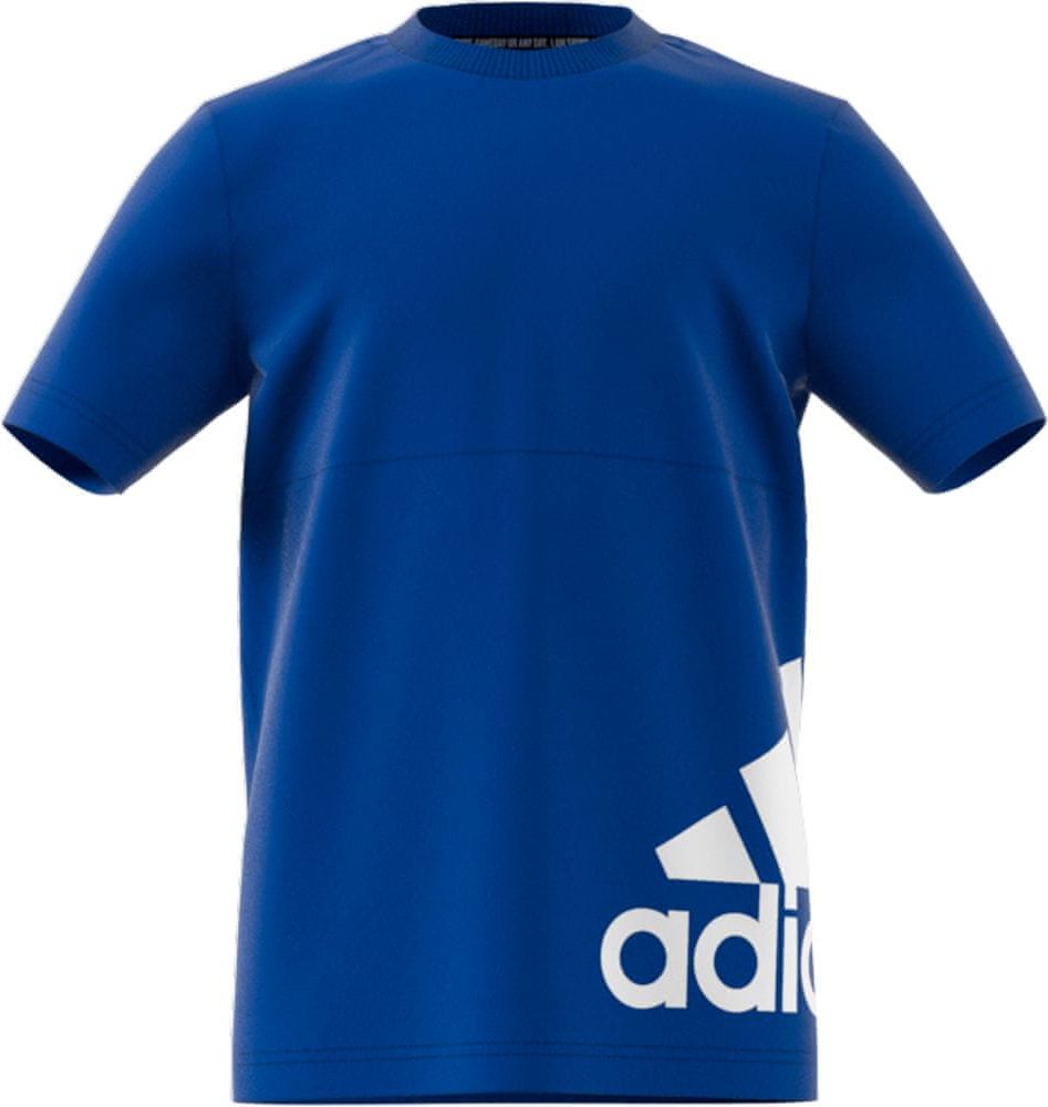 Adidas chlapecké tričko B MH BOS T2 104 modrá - obrázek 1