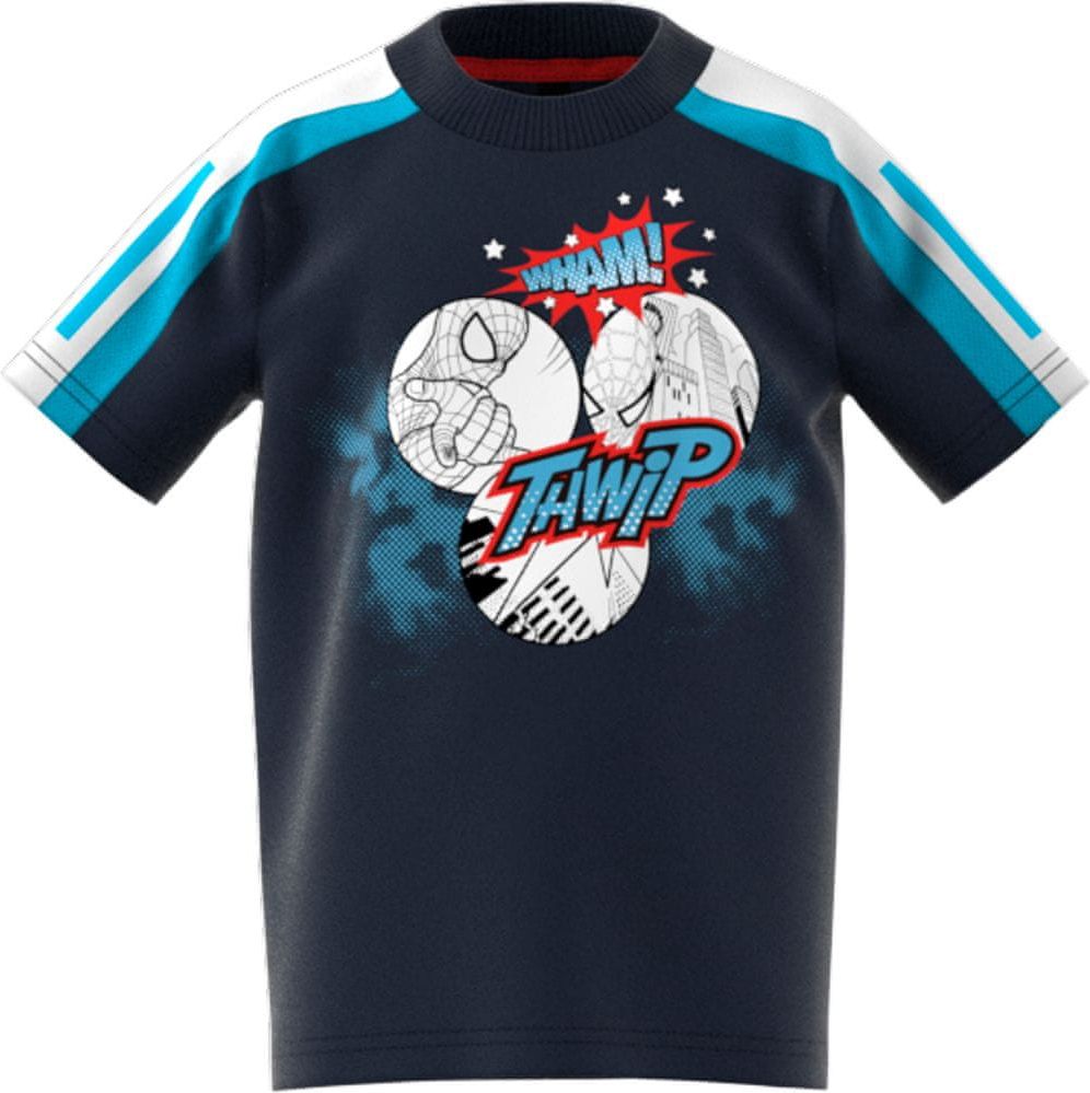 Adidas chlapecké tričko LB DY SM Tee 98 modrá - obrázek 1