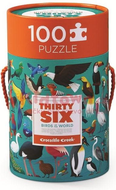 Crocodile Creek Puzzle 36 ptáků (100 dílků)/36 Birds - obrázek 1