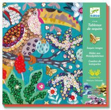 Djeco Kreativní sada Flitrové obrázky - Tropical - obrázek 1