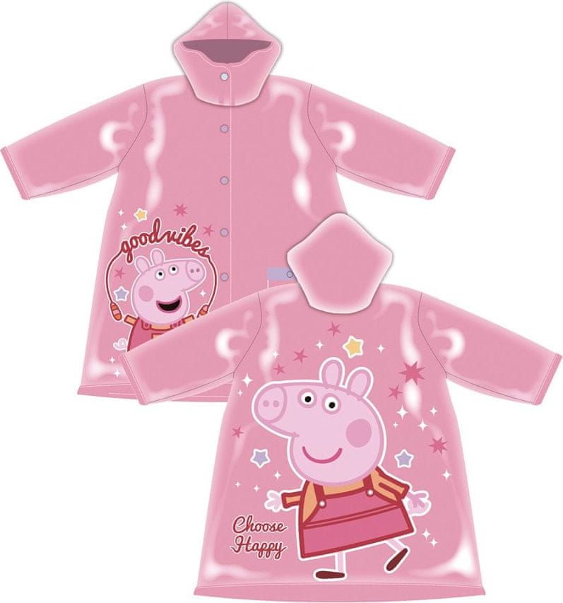 Disney dívčí pláštěnka Peppa Pig 92 růžová - obrázek 1